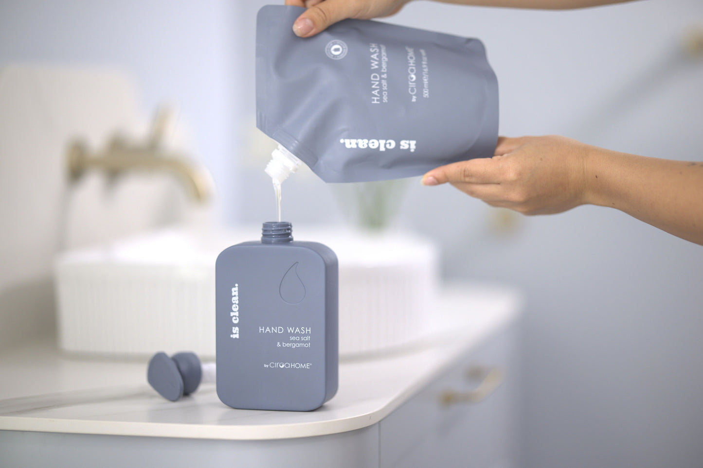 SEA SALT & BERGAMOT HAND WASH REFILL